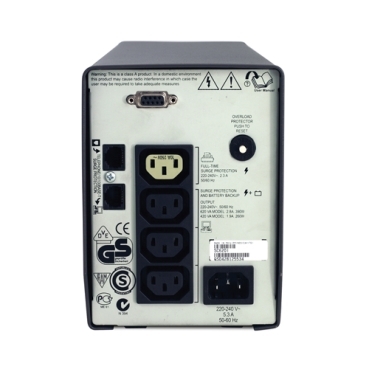 APC Smart-UPS SC 620VA 230V - Back View