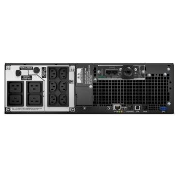 UPS NSmart-UPS On-Line, 5kVA, Rackmount 3U, 230V, 6x C13+4x C19 IEC outlets